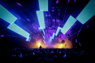 This is an image of a live music audience at a concert in Mannheim Germany